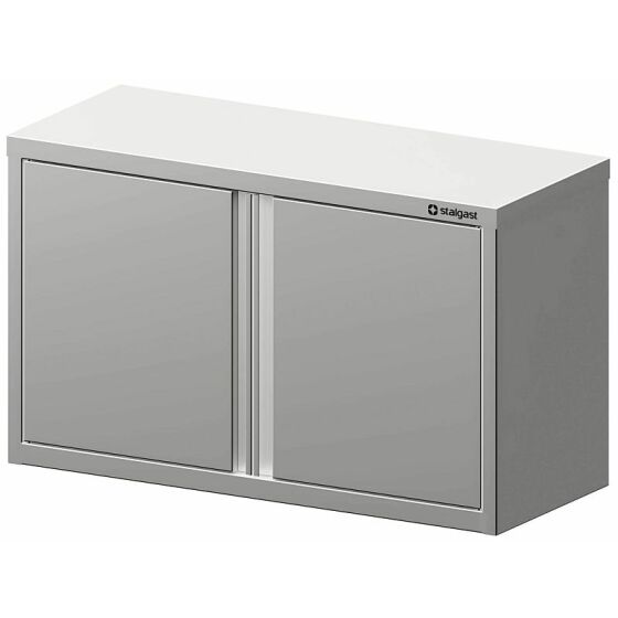 Welded wall cabinet with hinged doors 1400x400x600 mm