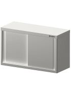 Welded wall cabinet with sliding doors 800x400x600 mm