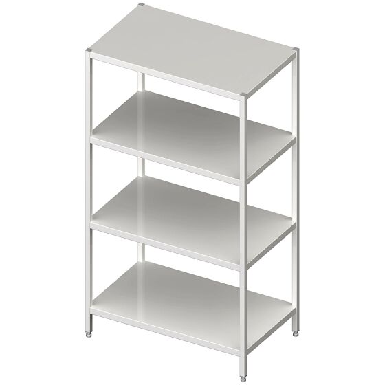 Shelf with smooth shelves 700x700x1800 mm self-assembly