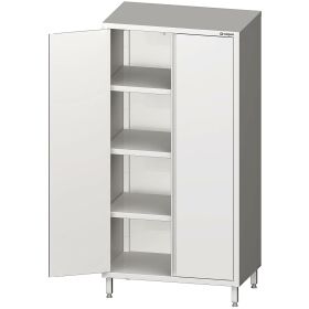 Welded tall cabinet with hinged door 500x500x2000 mm