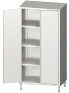 Welded tall cabinet with hinged doors 700x600x2000 mm