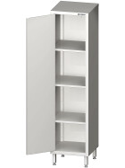 Welded tall cabinet with double doors 800x600x2000 mm