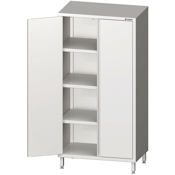 Welded tall cabinet with double doors 800x700x2000 mm