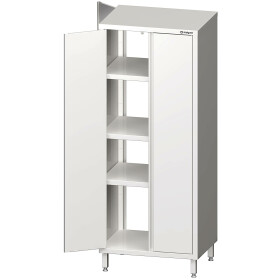 Pass-through tall cabinet with hinged doors 900x600x2000 mm welded