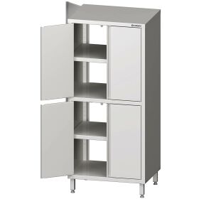 Pass-through tall cupboard with wing doors 700x500x1800...