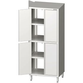 Pass-through tall cupboard with wing doors 700x500x2000...