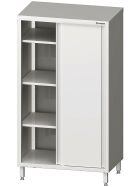 Welded tall cabinet with sliding doors 800x600x1800 mm
