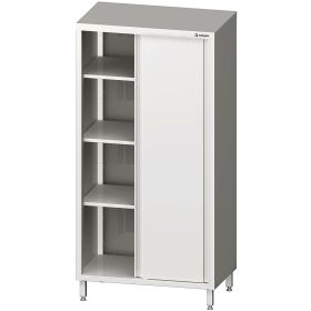 Welded tall cabinet with sliding doors 900x600x2000 mm