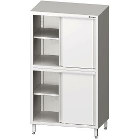Tall cabinet with sliding doors 900x500x1800 mm welded to...