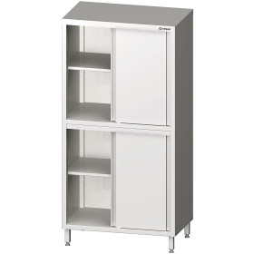 Tall cupboard with sliding doors 1100x500x2000 mm welded...