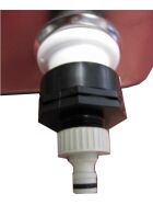 Spülbock aus Edelstahl/PE für Nutzung ohne Festwasseranschluss mit Mischbatterie & Pumpe / Becken 330x300x200mm