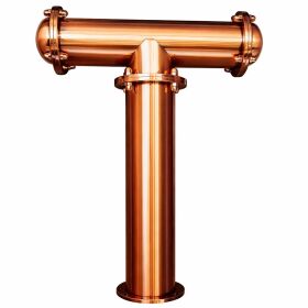 Beer Tower "Mr. T" Bronze 2 leitig ohne Schankhähne