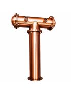 Beer Tower "Mr. T" Bronze 2 leitig mit Schankhähnen