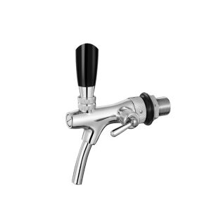 Beer Tower "Mr. T" polished chrome 2 pipes with taps