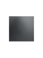 Aluminum bistro table X Cross low aluminum, square table top, HPL surface, black, WTH 700 x 700 x 740 mm