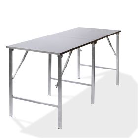 Stainless steel work table multifunction table 200 x 80...
