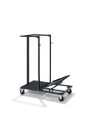 Uni Stack transport trolley, universal transport trolley for all stacking chairs and bar stools, 115x60x150cm (WxDxH), hammer blow