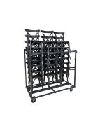 Transport trolley Napoleon / Tiffany, for a maximum of 27 wedding chairs, 135x71.5x150cm (WxDxH), hammer finish