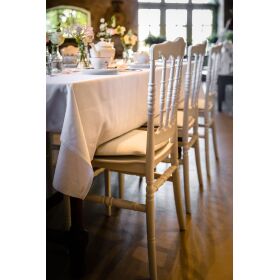 Stacking chair Napoleon ivor white, polypropylene, 41x43x89.5cm (WxDxH), not breakable