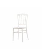 Stacking chair Napoleon ivor white, polypropylene, 41x43x89.5cm (WxDxH), not breakable