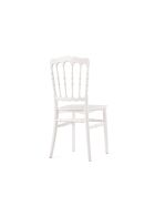 Stacking chair Napoleon ivor white, polypropylene, 41x43x89.5cm (WxDxH), not breakable