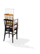 Stacking chair Napoleon gold, polypropylene, 41x43x89.5cm (WxDxH), not breakable
