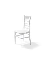 Stacking chair Tiffany ivor white, polypropylene, 41x43x92cm (WxDxH), not breakable