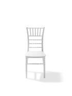 Stacking chair Tiffany ivor white, polypropylene, 41x43x92cm (WxDxH), not breakable