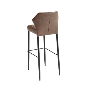 Louis Barhocker Cognac, kunstleder gepolstert, feuerhemmend, 50x47x105cm (BxTxH), 52101