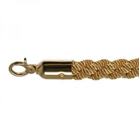 Barrier cord luxury gold, brass, Ø 3cm, length 157 cm