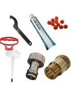 Stainless steel dispensing system 25 L / h from Oprema Complete set with CO², clock, hoses and keg