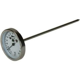 Milk foam thermometer with clip, length 110 mm