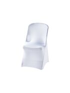 Stretch cover for the folding buffet chair with approx. 465 x 530 x 900 mm (WxDxH), white