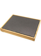 Schieferplatte für Buffet-Box, 400x300x7 mm