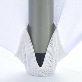 Stretch cover for buffet tables with approx. 1220x610x740 mm (WxDxH mm, white