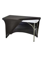 Stretch cover for buffet tables with approx. 1220x610x740 mm, black