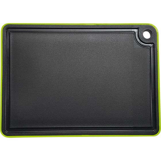 Cutting board, non-slip 350x250x10 mm, black
