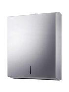 Paper towel dispenser, 275x105x365 mm, stainless steel