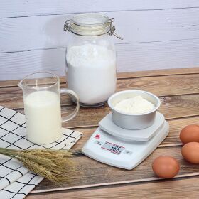 Portable kitchen scale capacity 0.62 kg, division 0.1 g, dimensions 144 x 205 x 41 mm mm (WxDxH)