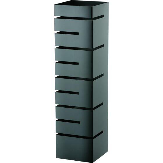 Buffet-Ständer hoch, Einschübe winklig, 150x150x570 mm (BxTxH), schwarz