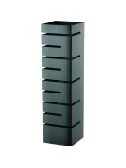 Buffet-Ständer hoch, Einschübe winklig, 150x150x570 mm (BxTxH), schwarz