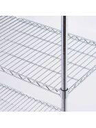 Storage rack with wire shelves 900x450x1800 mm (WxDxH)