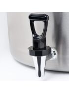 Potato boiling kettle with drain tap and lid, Ø 400 mm, height 400 mm, 50.3 liters