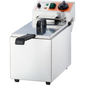 Fritteuse CATERINA, 8 Liter, 200x430x315 mm (BxTxH), 2 kW 230V
