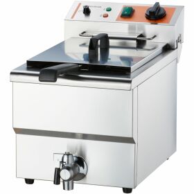 Deep fryer CATERINA, 8 liters, with drain tap 300x510x390...