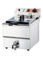 Fritteuse CATERINA, 10 Liter, mit Ablasshahn 300x510x390 mm (BxTxH), 3 kW 230V