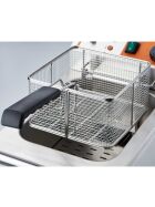 Fritteuse CATERINA, 10 Liter, mit Ablasshahn 300x510x390 mm (BxTxH), 3 kW 230V