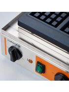Waffle ice cream CATERINA, non-stick coated plate, 320x380x240 mm, 1.5 kW 230 V.