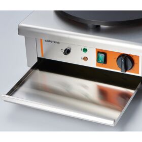 Crepe device with Ø 400 mm plate, 450x470x220 mm (WxDxH), 3 kW 230 V.