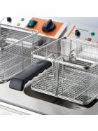 Double deep fryer CATERINA, 2x 8 liters, with drain tap 610x510x390 mm (WxDxH), 2x 3 kW 230V
